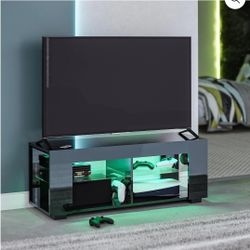 Media Console TV Stand Led Lights New In Box 