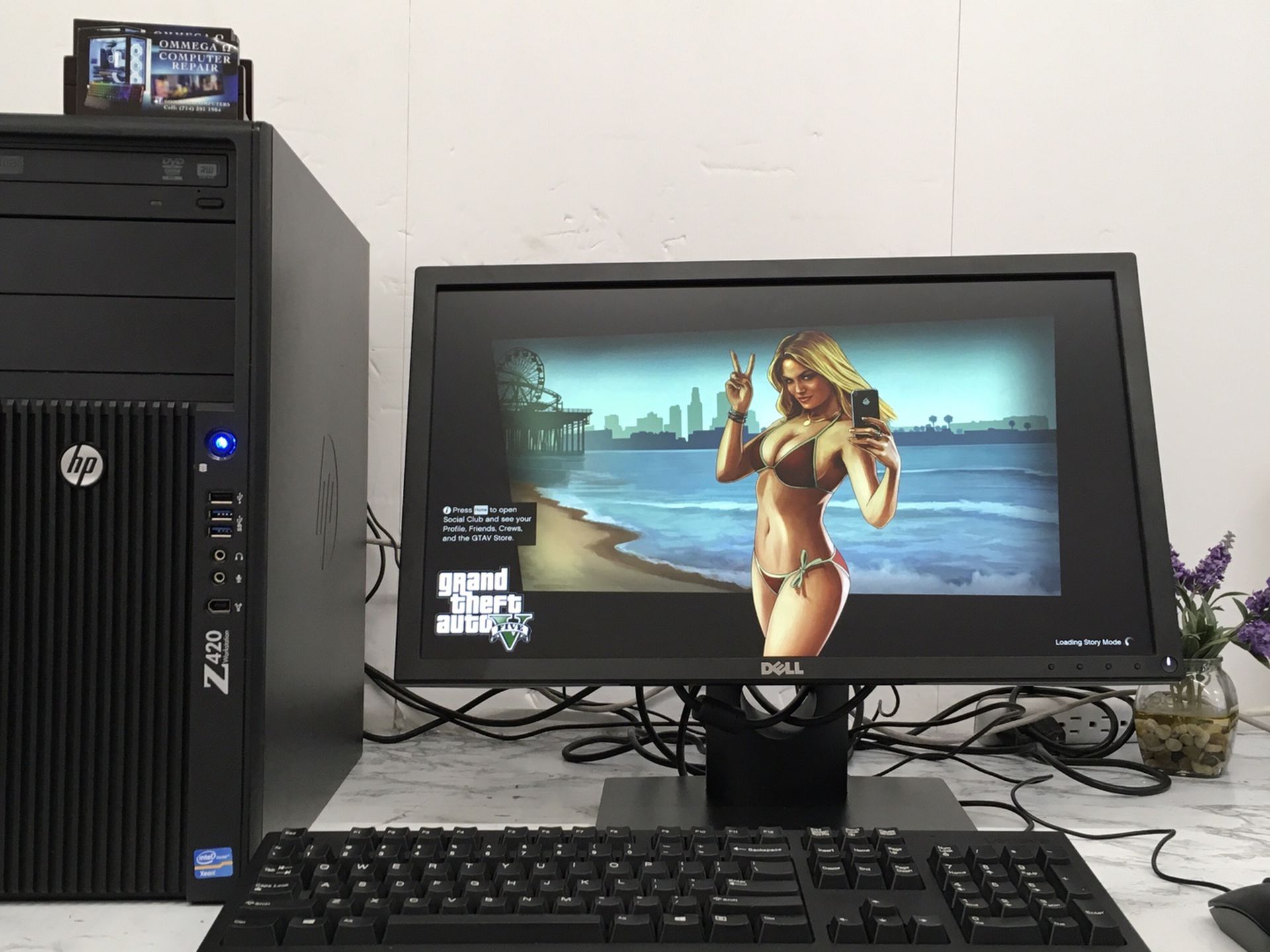 **HP Z420 GAMING/WORKSTATION With Adobe Master Collection CS6** *GOOD WORKSTATION FOR PHOTO AND VIDEO EDITING. *Windows 10 64 bit Full Activated ** Pr