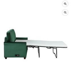 Green Loveseat Sleeper Soafa