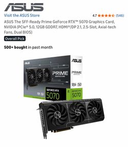 ASUS Prime GeForce RTX 5070