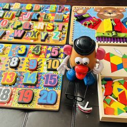 Wooden Puzzles for Toddlers