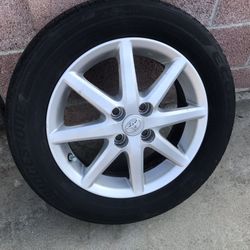 RIM WITH TIRE 175/65R/15 TOYOTA PRIUS “”” C””” 2012-2017.