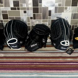 Wilson A 360 Baseball Gloves catchers Mitt Evoshield Helmets 