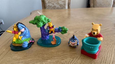 Winnie the Pooh Character Figures or Cake Toppers