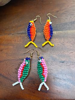 Cute fish earrings