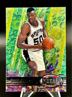 1997 Fleer Metal Universe #78 David Robinson HOF San Antonio Spurs N