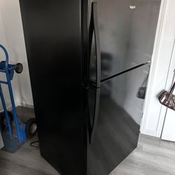 Black Whirlpool Fridge