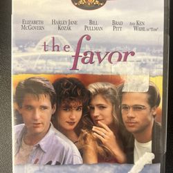 The Favor (DVD, 1994) (Brad Pitt, Bill Pullman, Elizabeth McGovern) New, Sealed