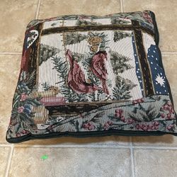 Vintage Cushion 15” x 14” 