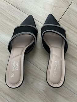 Top Moda Mid Heel Sandals - Size 8
