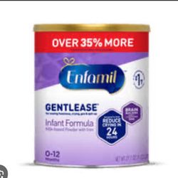 Enfamil Gentlease  20 Brand New Cans *