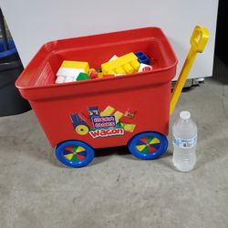 Mega Bloks Wagon Bloks Are Included 