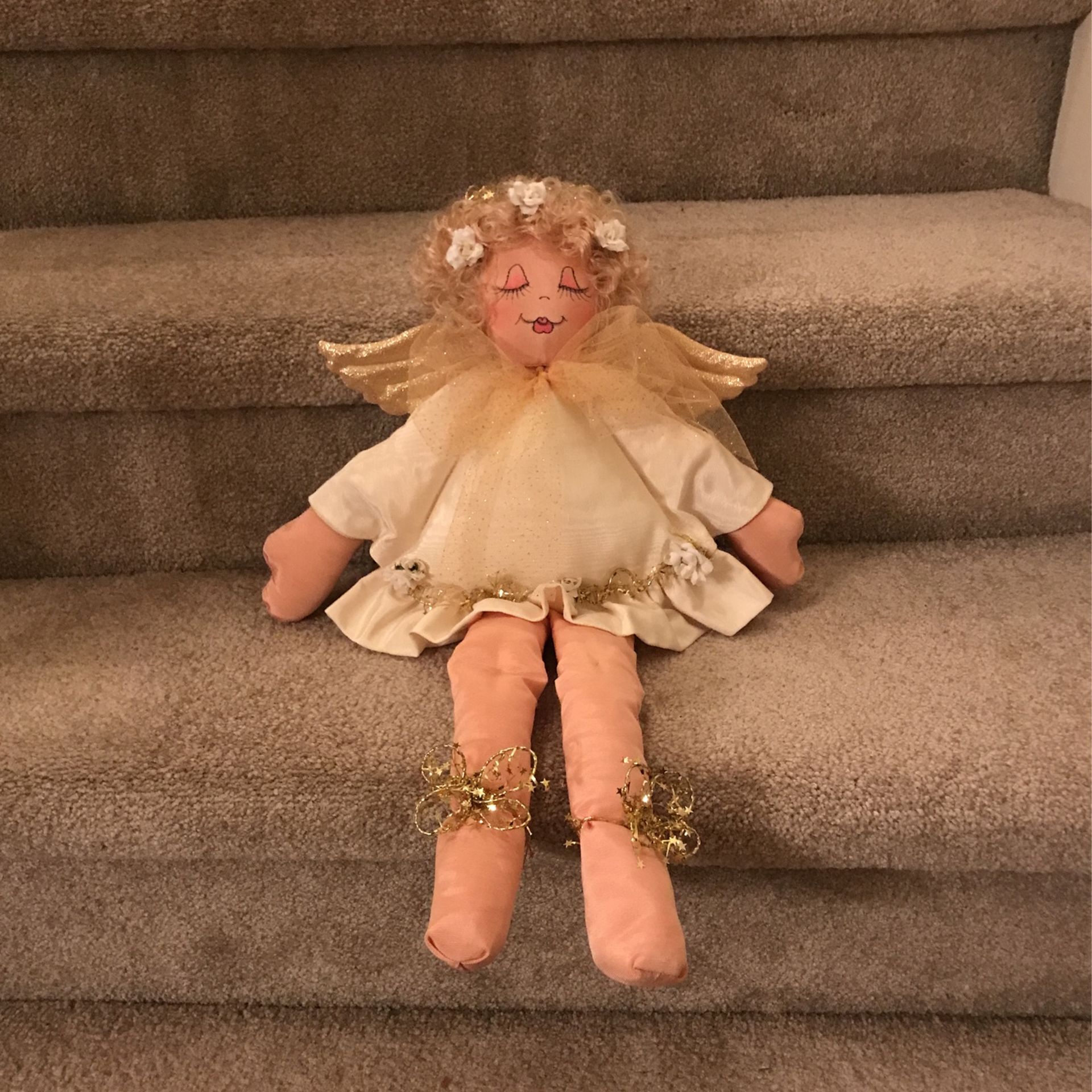 Sleeping angel doll -  approx 21” tall