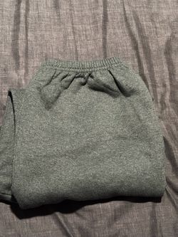 Grey Elastic Waistband Sweatpants