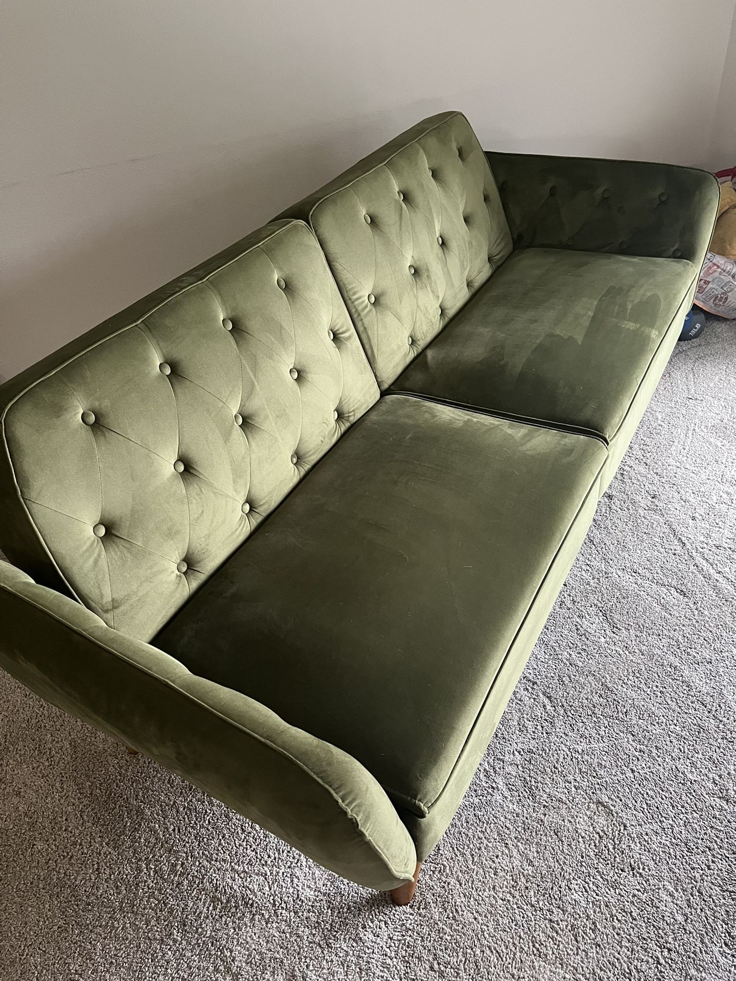 Novogratz Tallulah Memory Foam Futon, Olive Green