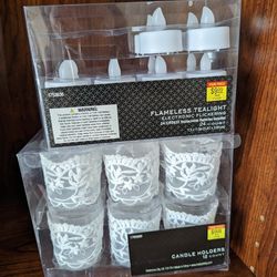LED Candles And Holders