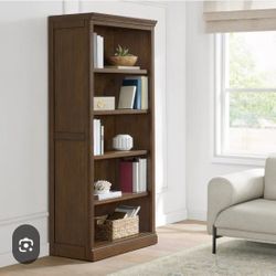 Brown 72:inch Solid Wood Book Case (New)