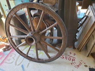 19th century 40" wagon wheel