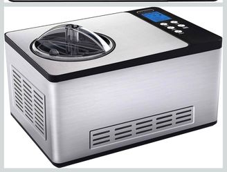 Whynter ICM-220SSY Stainless Steel Ice Cream Maker 2 Quart Capacity Bowl & Yogurt Function & Ben & Ice Cream