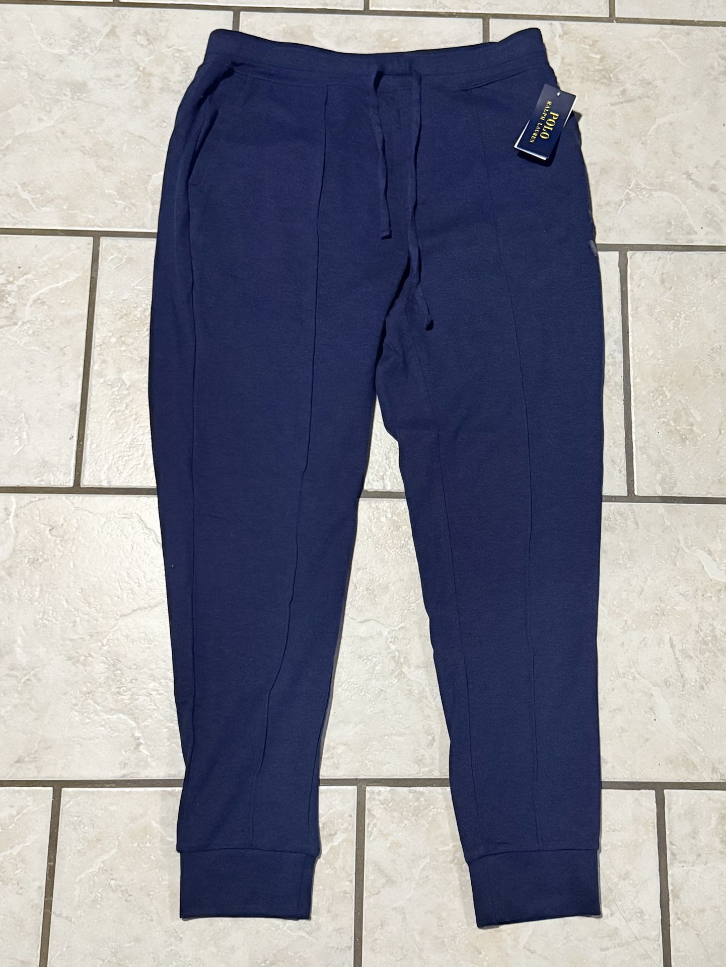 Polo Ralph Lauren Men’s Luxury Jersey Jogger Pants M Navy