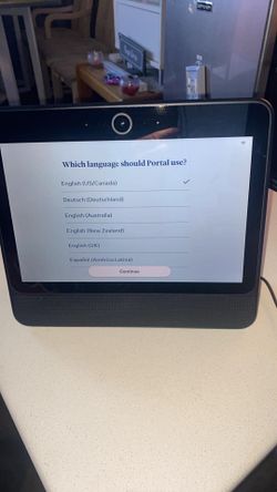 Touchscreen Facebook portal tablet/screen
