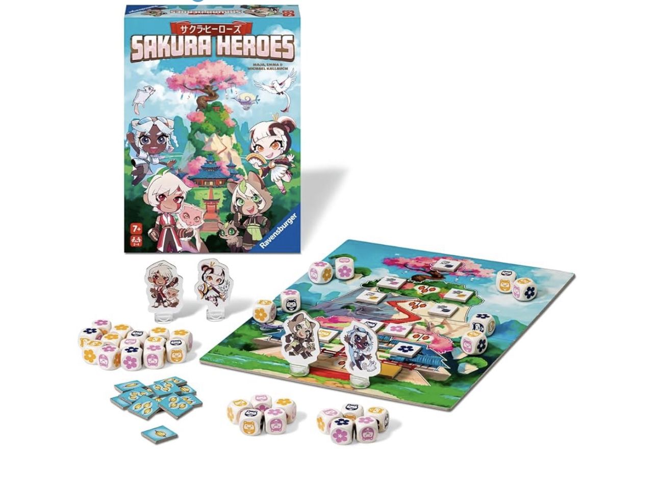 Ravensburger Sakura Heroes – A Fast-Paced Dice Game for Anime Fans Ages 7 and Up