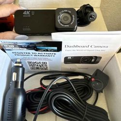 NEW Dashcam 4k ultra HD Front And Rear Dashcam