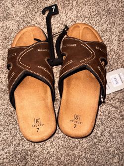 George Men’s Slide Sandals Size 7, 8 & 12