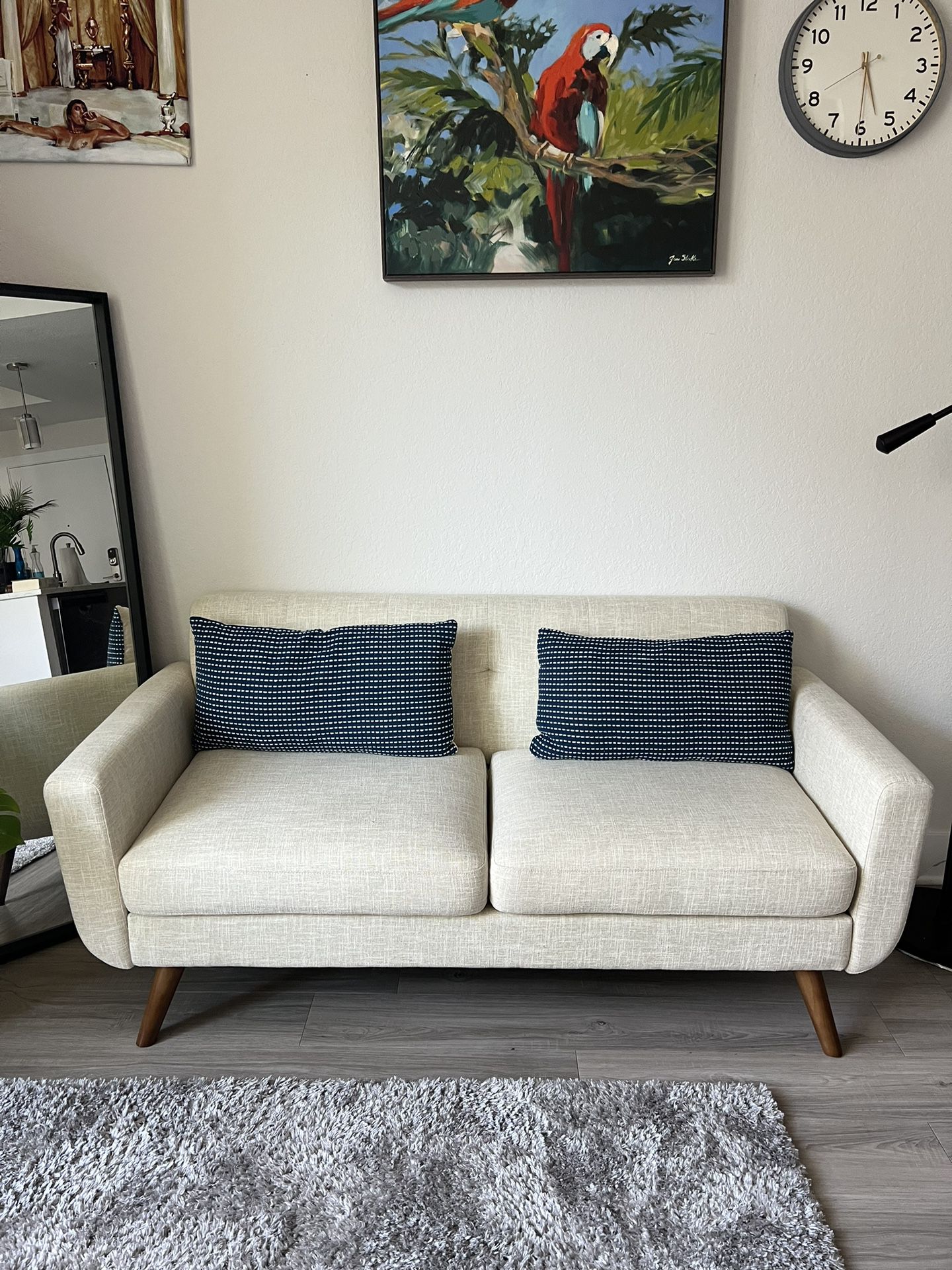 Linen Couch
