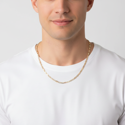 14K Tri Color 26" Valentino Chain
