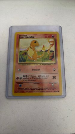 1999 Pokemon TCG Base Set Shadowless Charmander