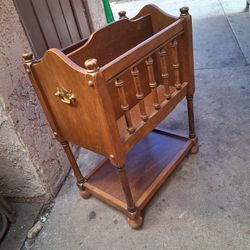 Antique Wooden Canterbury