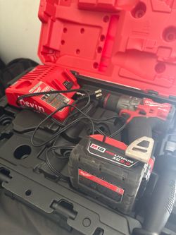 Milwaukee m18 fuel drill/ suercup/RHINO DYMO