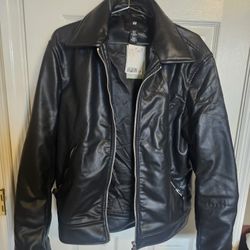 Leather Feel Coat 