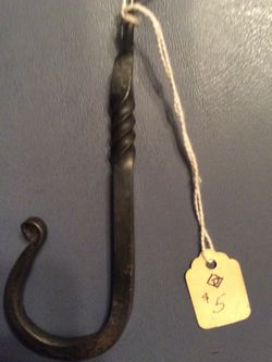 Cast iron decorative hook