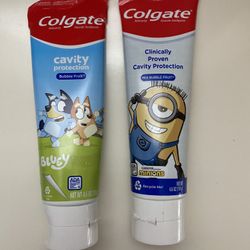 Kids’ Toothpaste-2 pack Colgate or character tubes