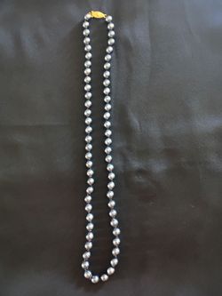 18" Metallic Beaded Necklace