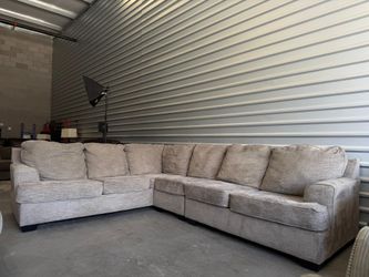 Gray sectional- free delivery