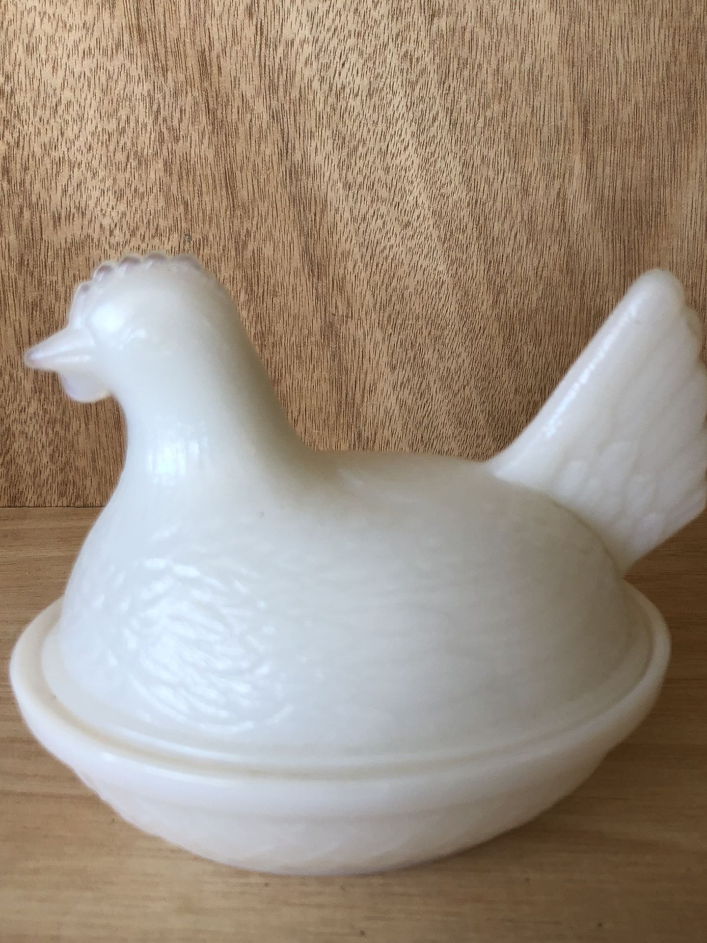 Milk Glass Chicken / Nesting Hen Dishes