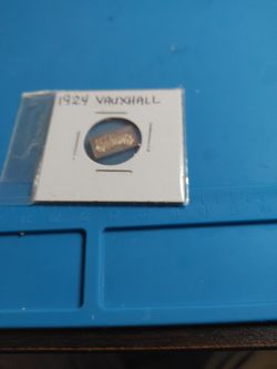 Collectible Silver bar 1924 Vauxhall