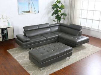 COMFY NEW IBIZA SECTIONAL SOFA AND OTTOMAN SET ON SALE ONLY $799. IN STOCK SAME DAY DELIVERY 🚚 EASY FINANCING 