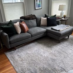 Room and Board Couch with Chaise