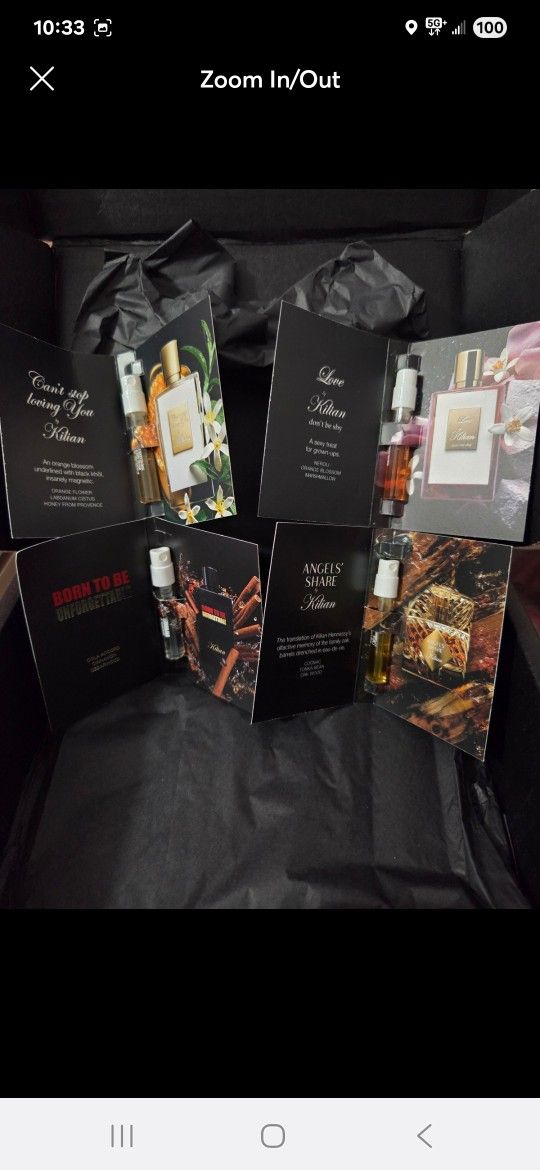 Kilian Perfume Samples