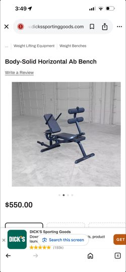 Body Horizontal Ab Weigh New