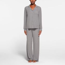 Skims- Soft Lounge Sleep Set- heather grey-Choose Size-MSRP $120, IN XS