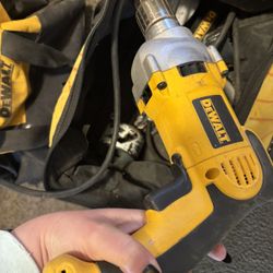 DeWalt Corded Drill With Bits