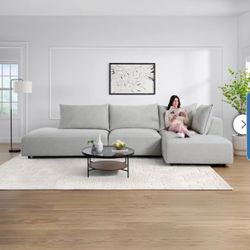 Macon 3-piece Fabric Modular Sectional