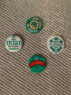 Vintage Irish Luck Pins