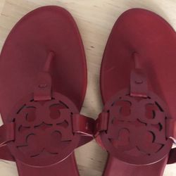 Tory Burch Red Sandals Size 7