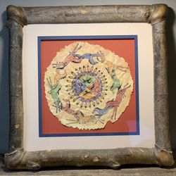 Crystal Carol Native American 19”x19”